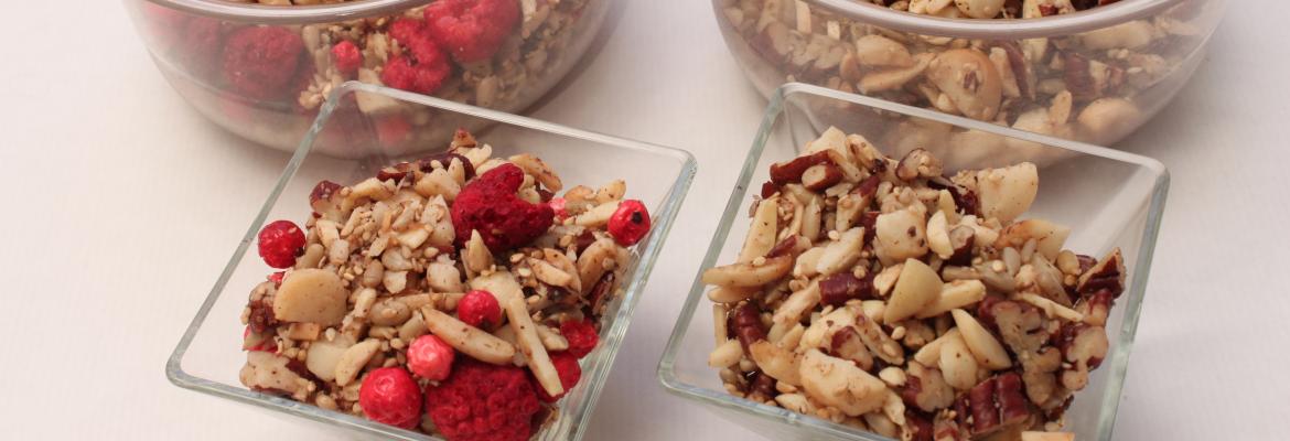 Muesli de frutos secos en stock